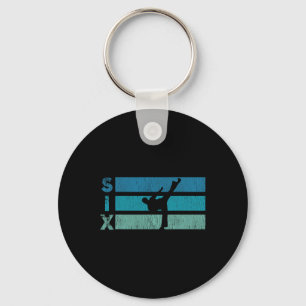 Karate Birthday 6 Year Year Taekwondo Boy 6th Birt Key Ring