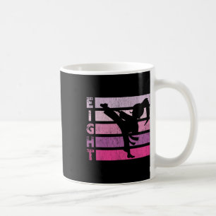 Karate Birthday 8 Year Year Taekwondo Girl 8th Bir Coffee Mug
