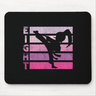 Karate Birthday 8 Year Year Taekwondo Girl 8th Bir Mouse Mat