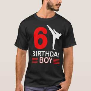 Karate Birthday Boy Gift Kids Taekwondo 4 T-Shirt