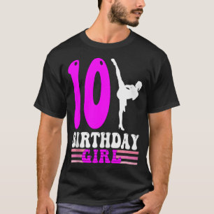 Karate Birthday Kids 10th Birthday Taekwondo T-Shirt