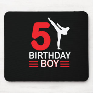 Karate Birthday Tee Boy Gift Kids Taekwondo 2 Mouse Mat
