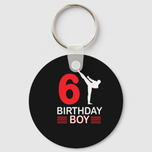 Karate Birthday Tee Boy Gift Kids Taekwondo 4 Key Ring
