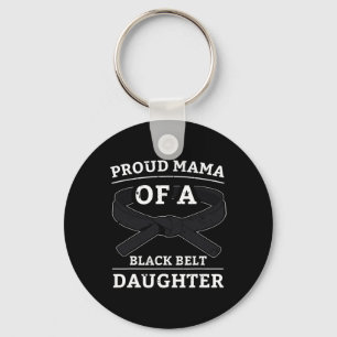 Karate Black Belt Daughter Mama Gift Martial Arts Key Ring