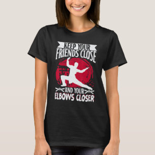 Karate Black Belt Gi Uniform Keep Your Friends Clo T-Shirt