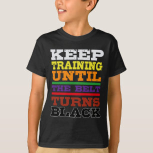 Karate Black Belt Training Japanese Martial Arts S T-Shirt
