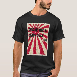 Karate Black Belt Youth Kid T-Shirt
