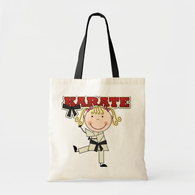 KARATE - Blonde Girl T-shirts and Gifts Tote Bag (Front)