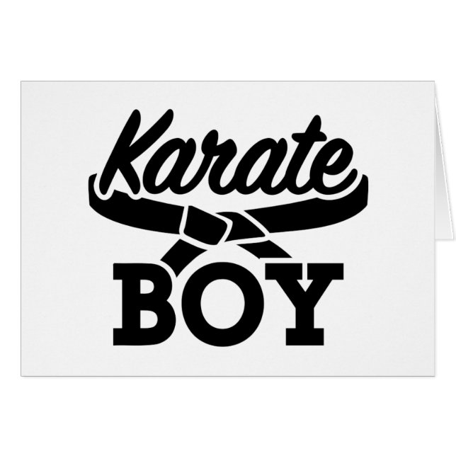 Karate boy (Front Horizontal)