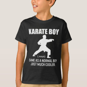 Karate Boy Funny Definition Martial Arts Gift T-Shirt