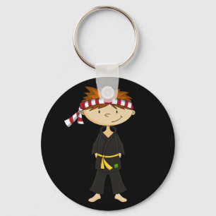 Karate Boy Keychain
