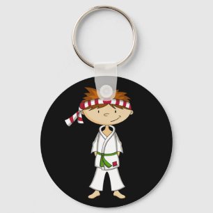 Karate Boy Keychain