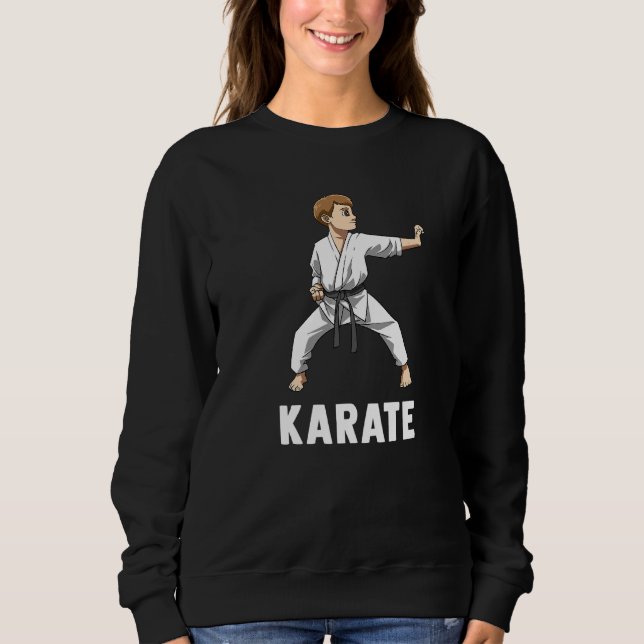 Karate Boy  Kid Karate Mma Sweatshirt (Front)