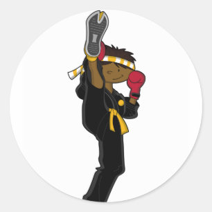 Karate Boy Sticker Sheet