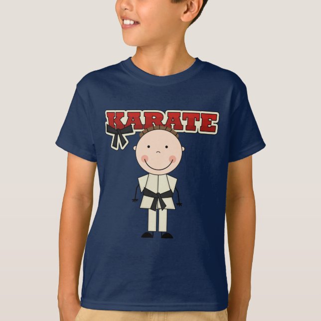 KARATE - Brunette Boy T-shirts and Gifts (Front)
