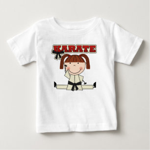 KARATE - Brunette Girl T-shirts and Gifts
