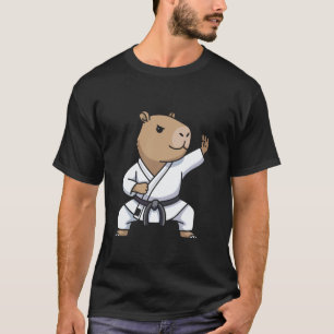 Karate Capybara Martial Arts Funny For Kids Boys G T-Shirt