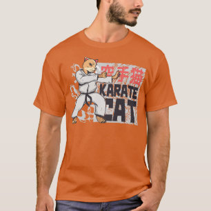 Karate Cat Funny Martial Arts Japan Okinawa T-Shirt