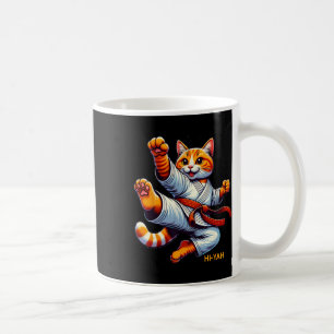 Karate Cat Hi-yah Martial Arts Lover Kids Girls Bo Coffee Mug