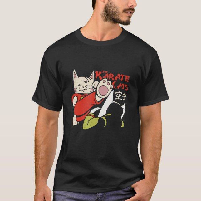 Karate cat T-Shirt (Front)