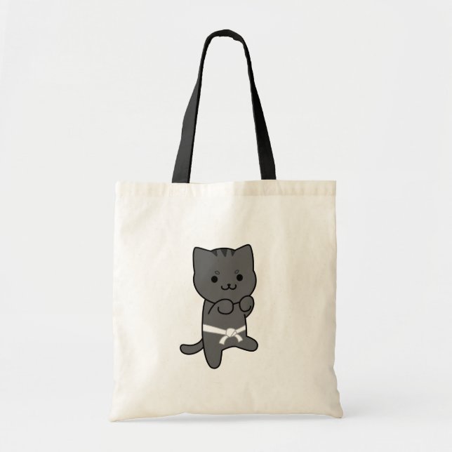 Karate Cat Tote (Front)