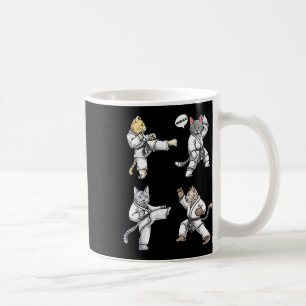 Karate Cats Martial Art Training Black Belt Taekwo Coffee Mug