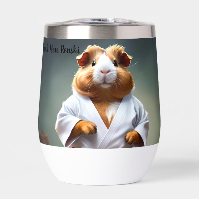 **"Karate Champion: The Fearless Guinea Pig"** (Front)