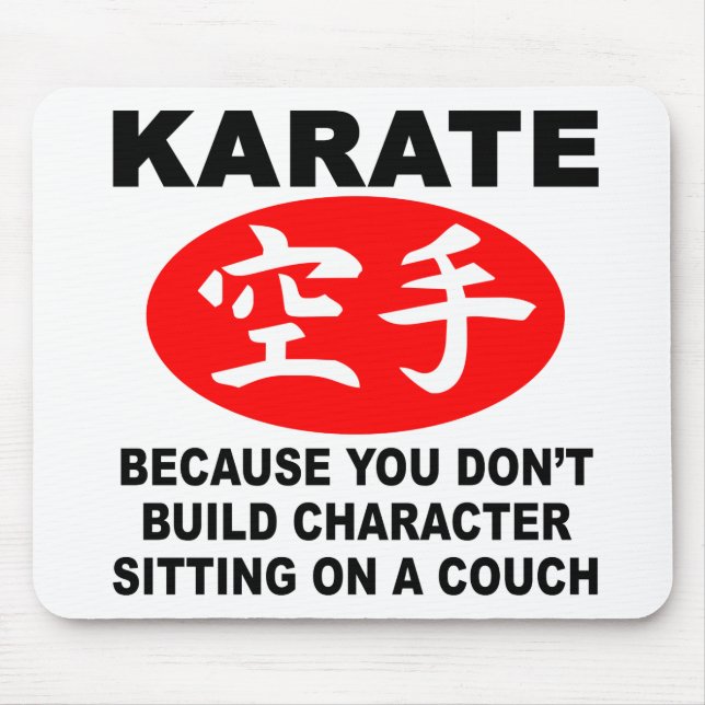 Karate Character Mouse Mat (Front)