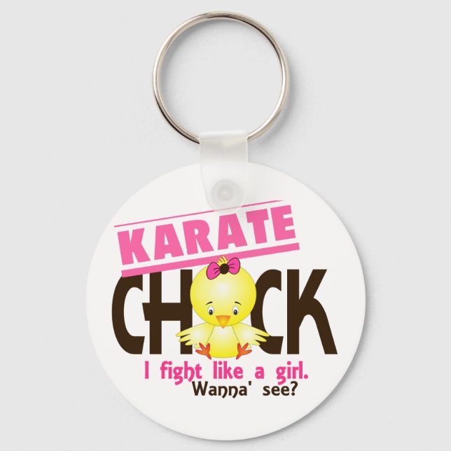 Karate Chick 1 Key Ring (Front)