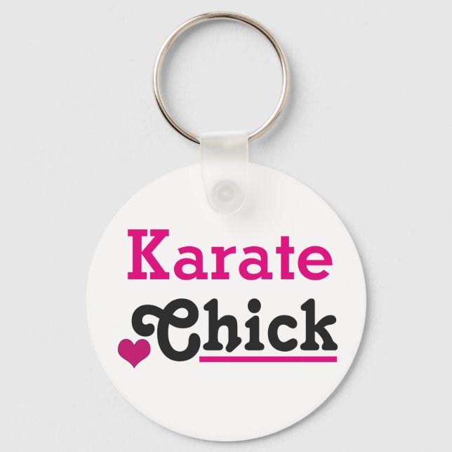 Karate Chick Key Ring (Front)