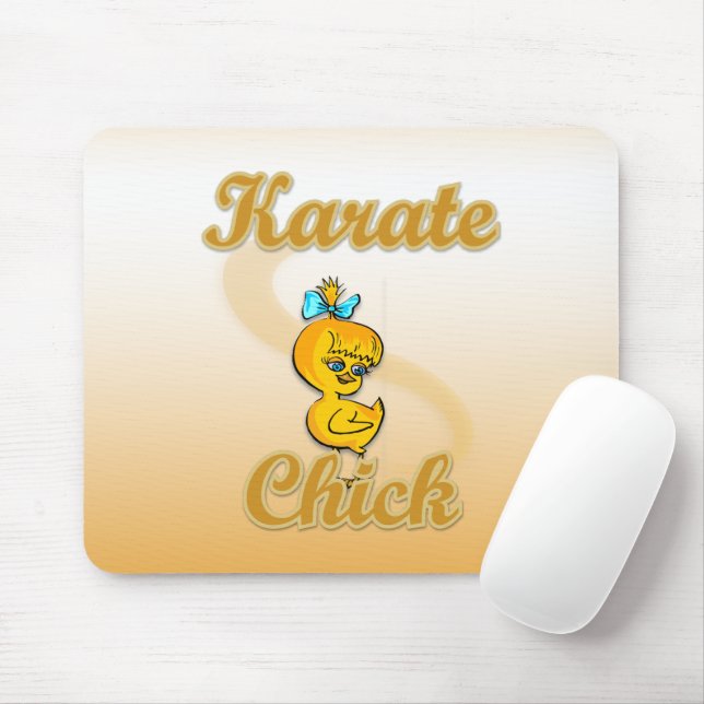 Karate Chick Mouse Mat (With Mouse)