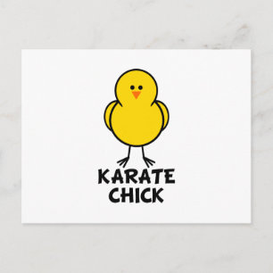 Karate Chick Postcard