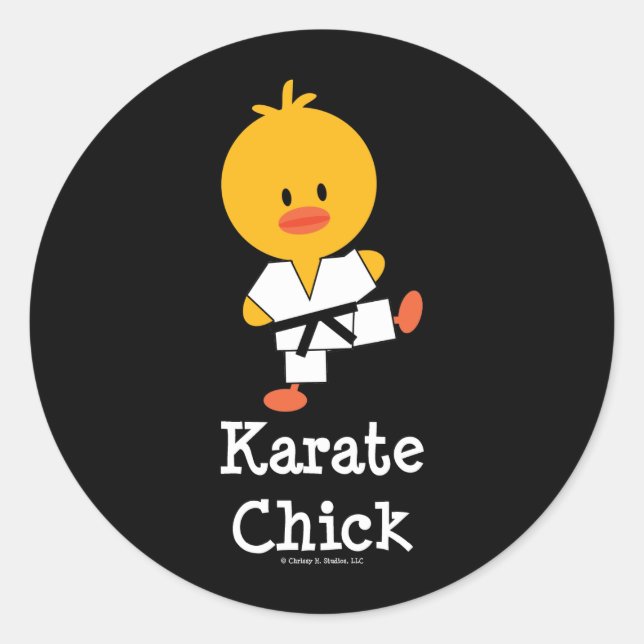 Karate Chick Stickers (Front)
