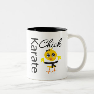 Karate Chick Two-Tone Coffee Mug