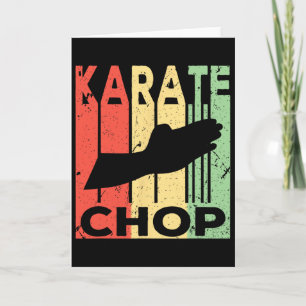 Karate Chop Vintage Card