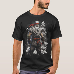 Karate Christmas Dojo Santa Xmas Japan Martial Art T-Shirt