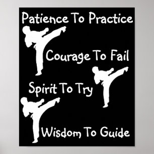 karate class poster