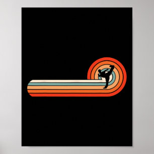 Karate Club Martial Arts Vintage Black Belt Crew Y Poster