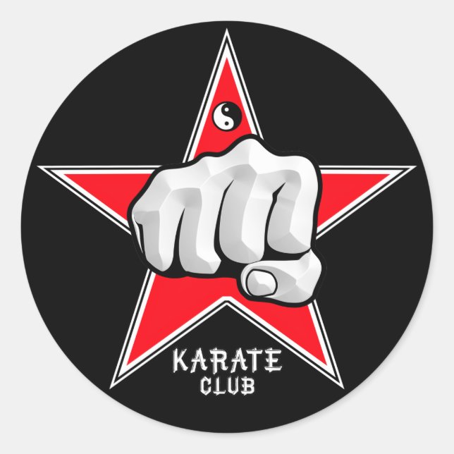Karate Club Sticker (Front)