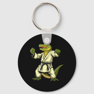 Karate Crocodile Animal MMA Taekwondo Martial Arts Key Ring