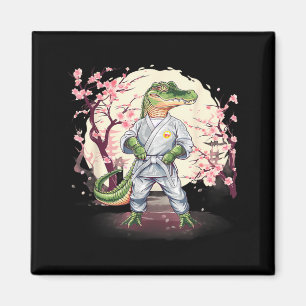 Karate Crocodile Animal MMA Taekwondo Martial Arts Magnet