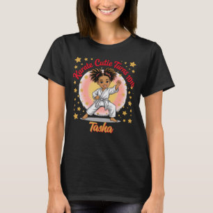 Karate Cutie Birthday Girl Celebration Martial Art T-Shirt