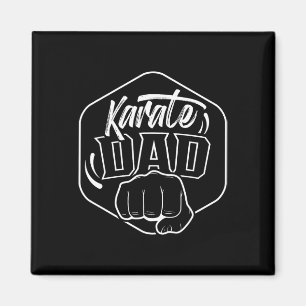 Karate Dad Coach Fighter Belt Martial Arts Magnet
