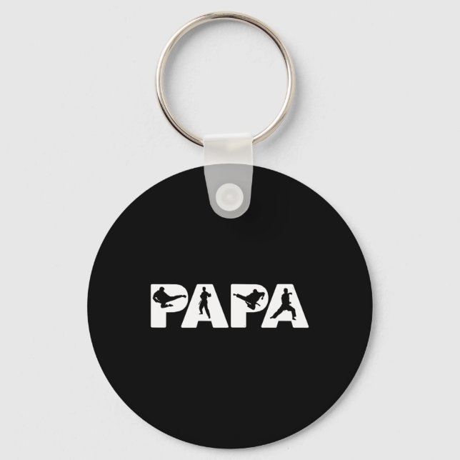 Karate Dad Funny Dad Karate Dad Gift  Key Ring (Front)