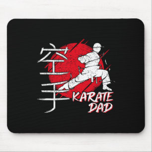 Karate Dad Japanese Sun Font Karate Dojo Martial A Mouse Mat