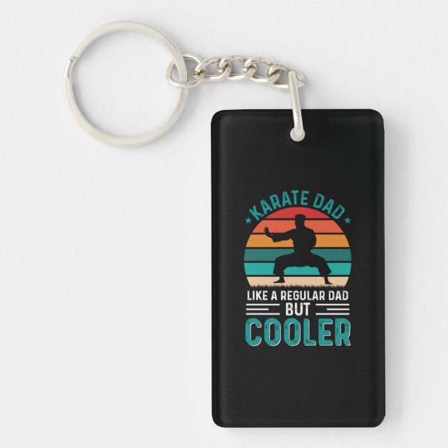 Karate Dad Key Ring (Front)