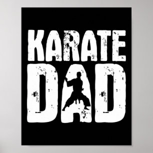 Karate Dad - Martial Arts Coach Karateka Taekwondo Poster