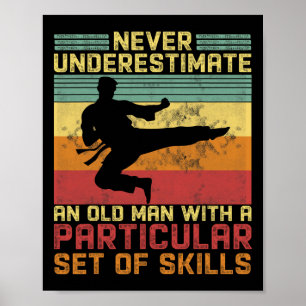 Karate Dad Martial Arts Retirement Karate  Poster