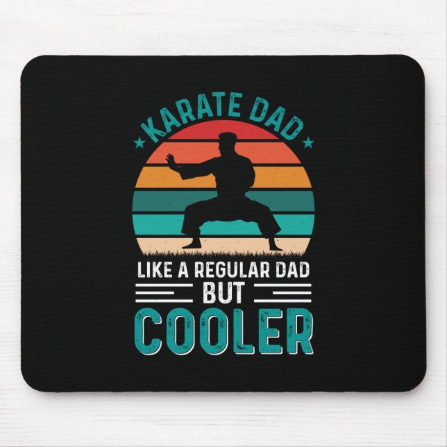 Karate Dad Mouse Mat (Front)