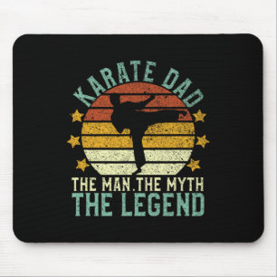 Karate Dad The Man The Myth The Legend Mouse Mat